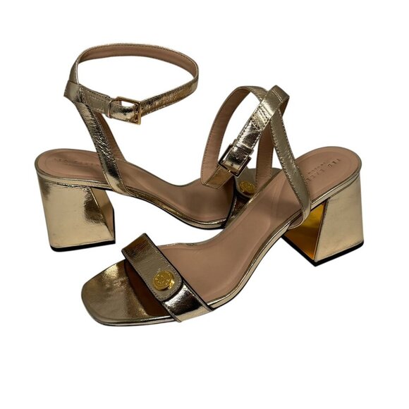 Ted Baker London Milly Icon Ankle Strap Sandal Chunky Heel size 10 - Picture 3 of 7